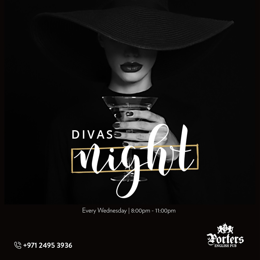 Divas’ Night at Porters – Every Wednesday